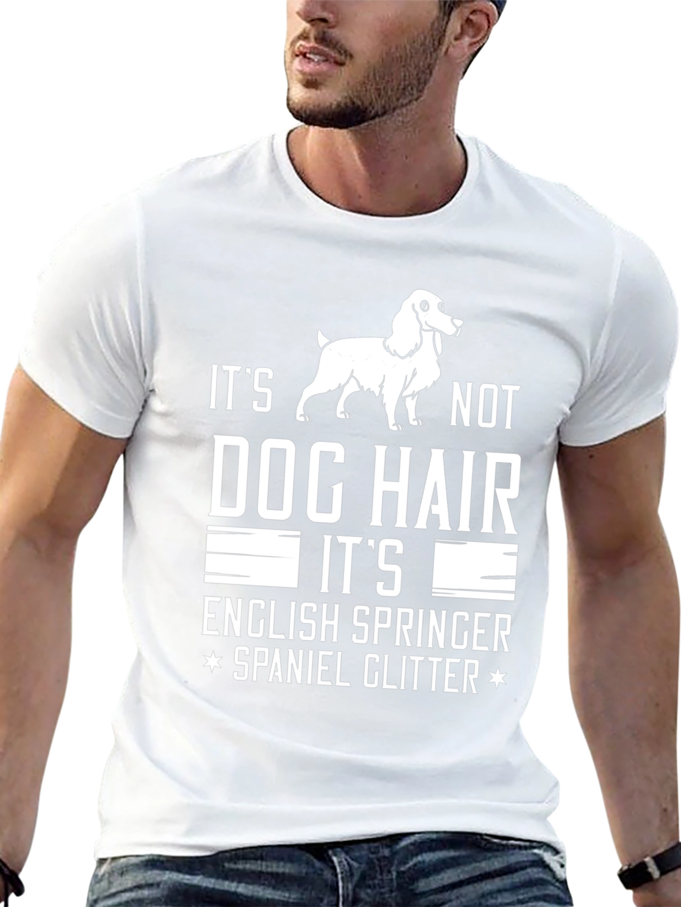 Dog Hair English Springer Spaniel T-Shirt