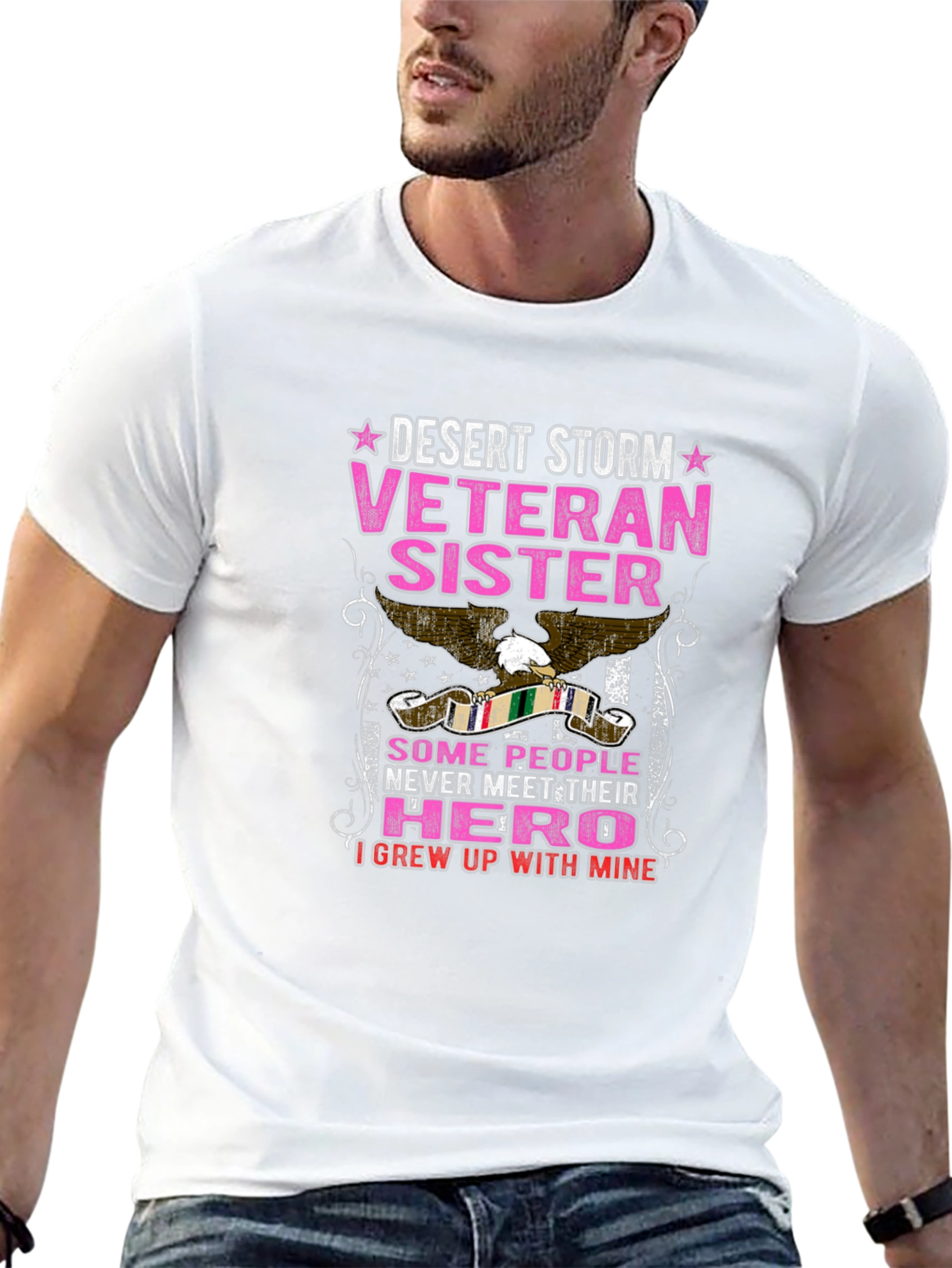 Desert Storm Veteran Sister Graphic Tee