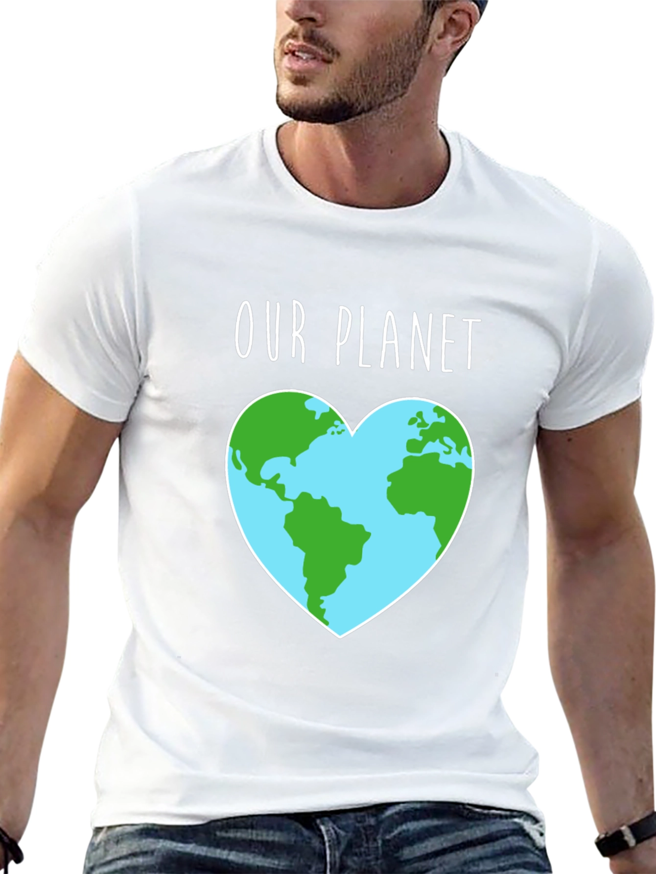 Our Planet Earth Heart Graphic Tee