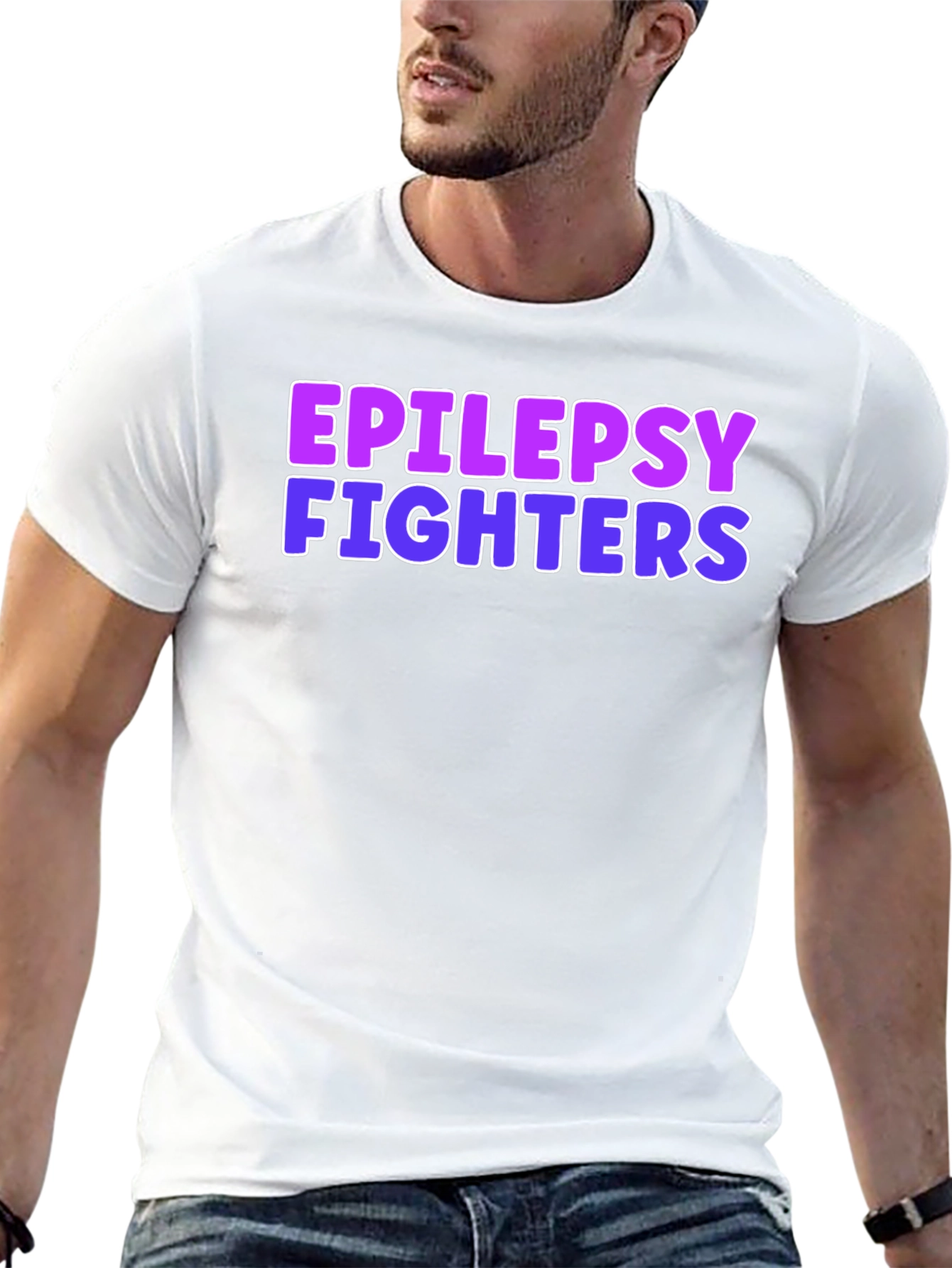 Epilepsy Fighters Graphic Tee - Black