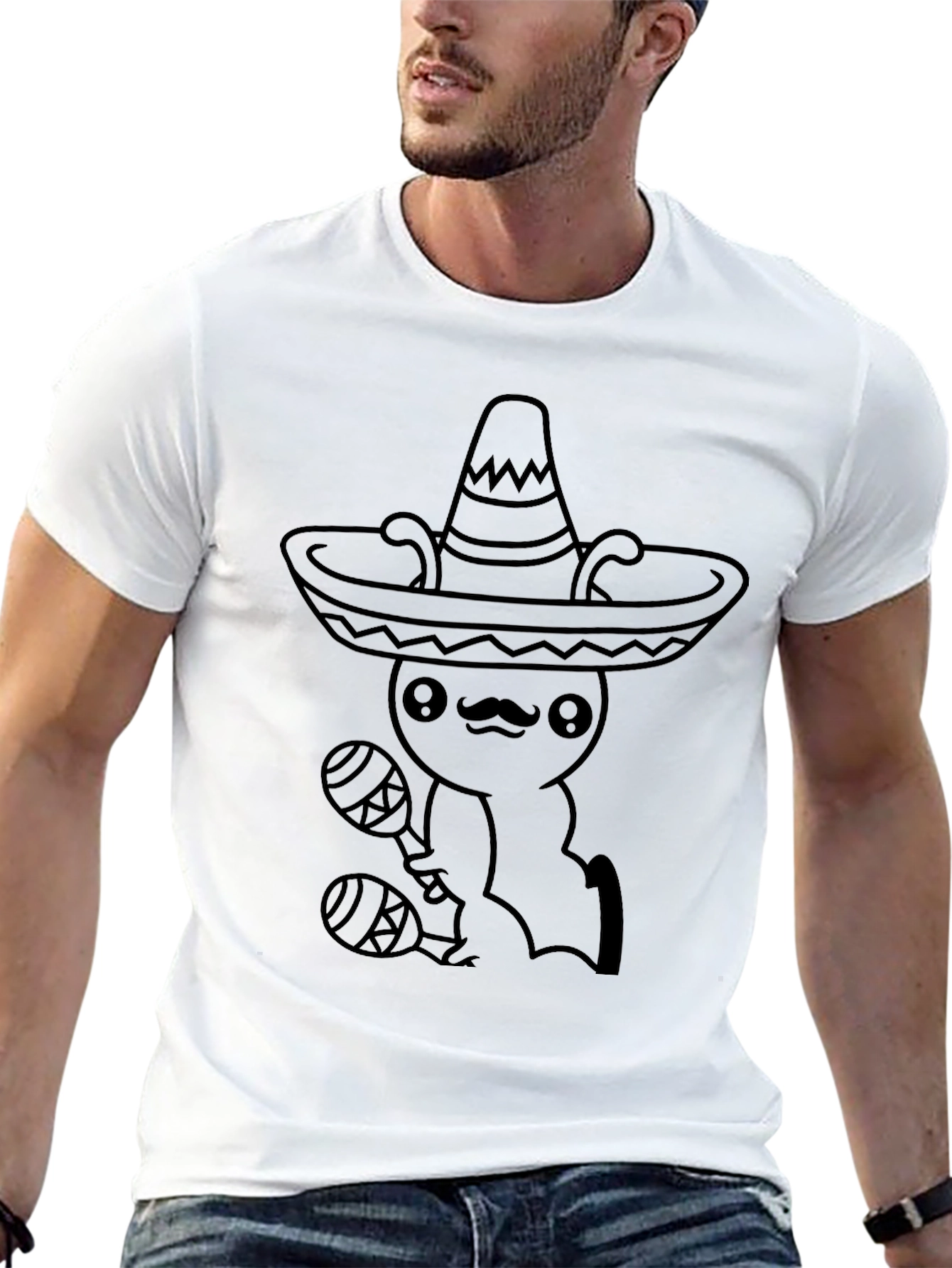 Mariachi Worm T-Shirt - Funny Mexican Fiesta Tee