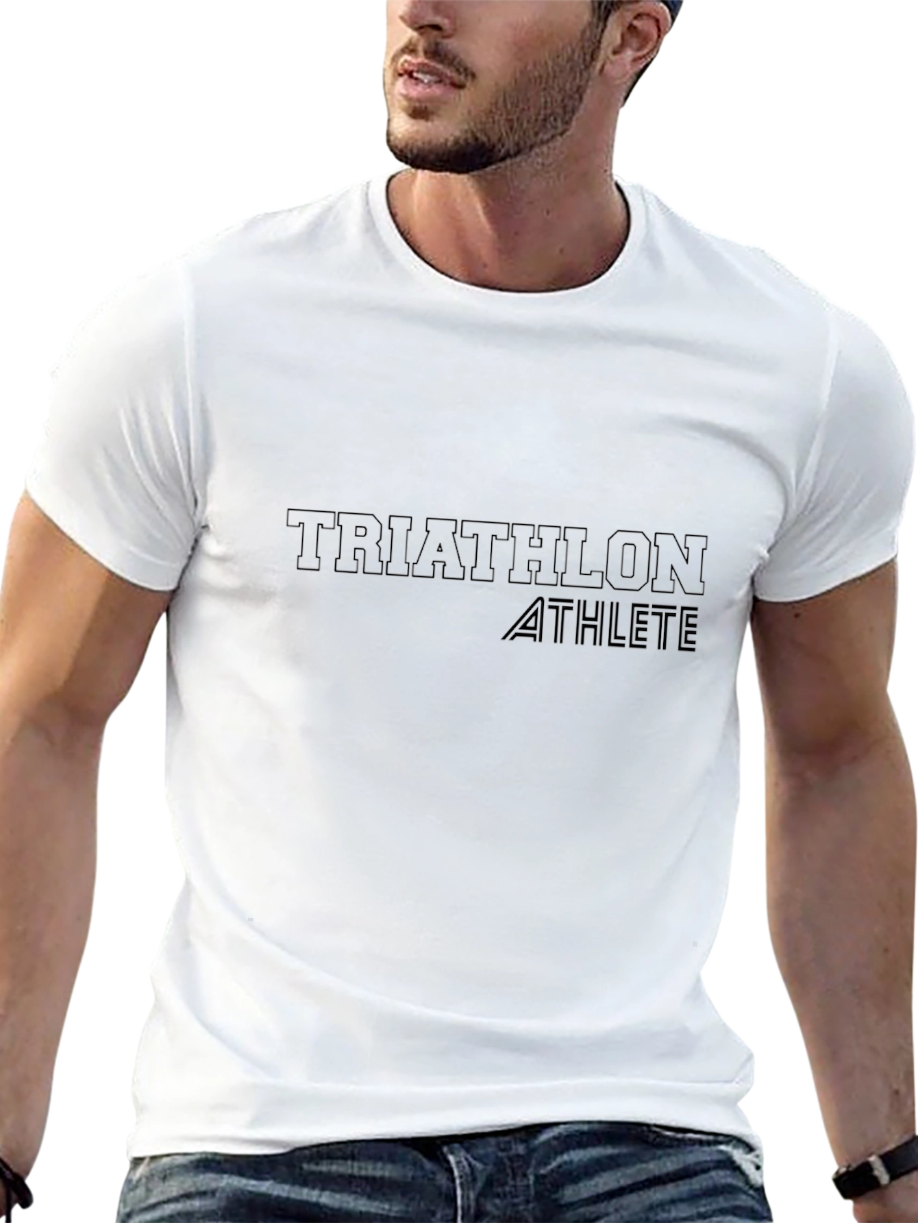 Triathlon Athlete Graphic Tee - Performance Wear