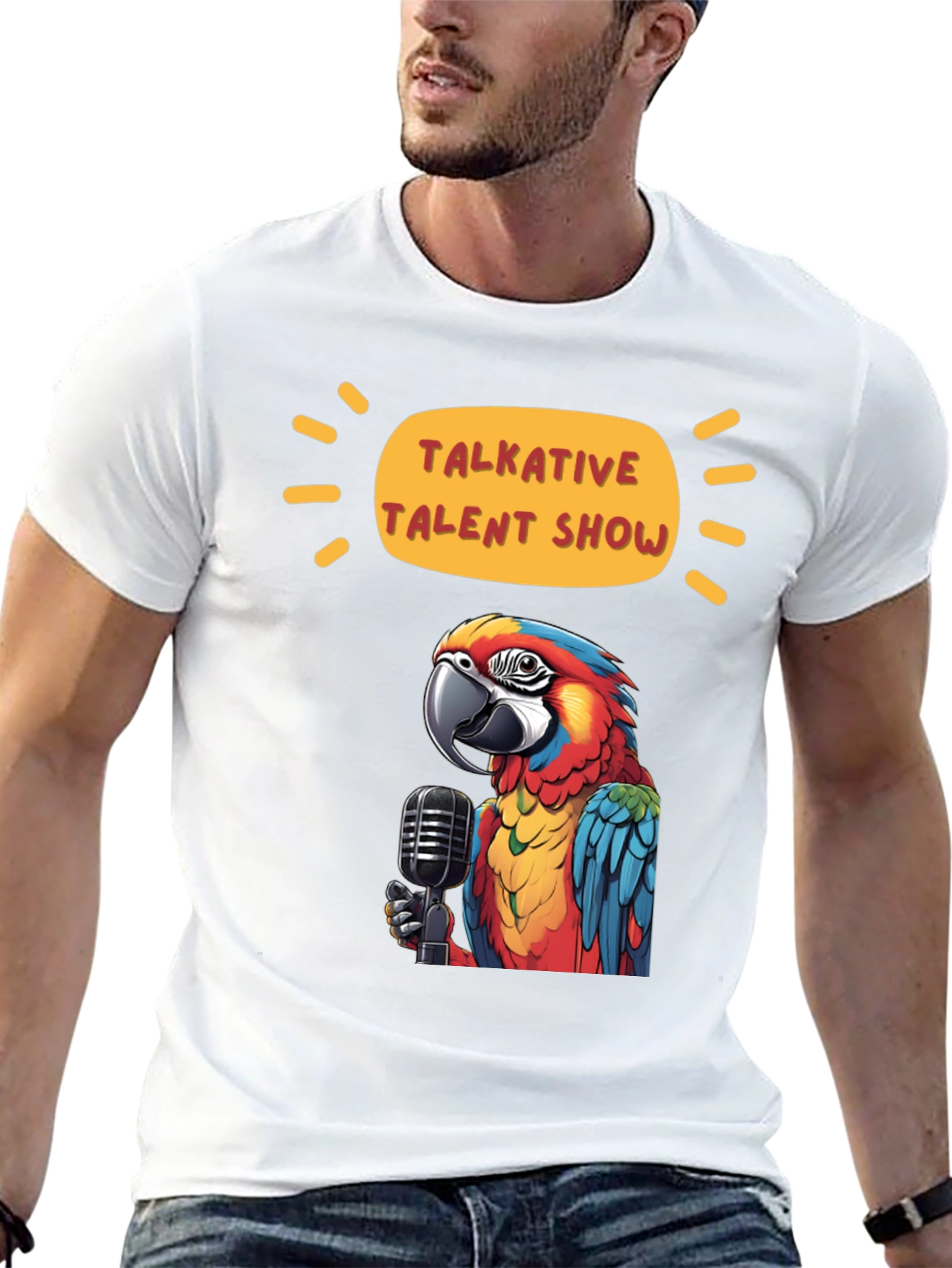 Talkative Talent Show Parrot T-Shirt