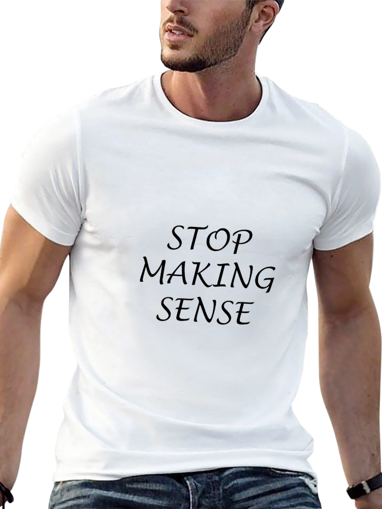 Stop Making Sense Graphic T-Shirt - Black