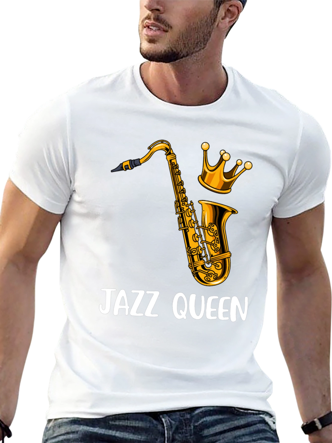 Jazz Queen Graphic T-Shirt - Black