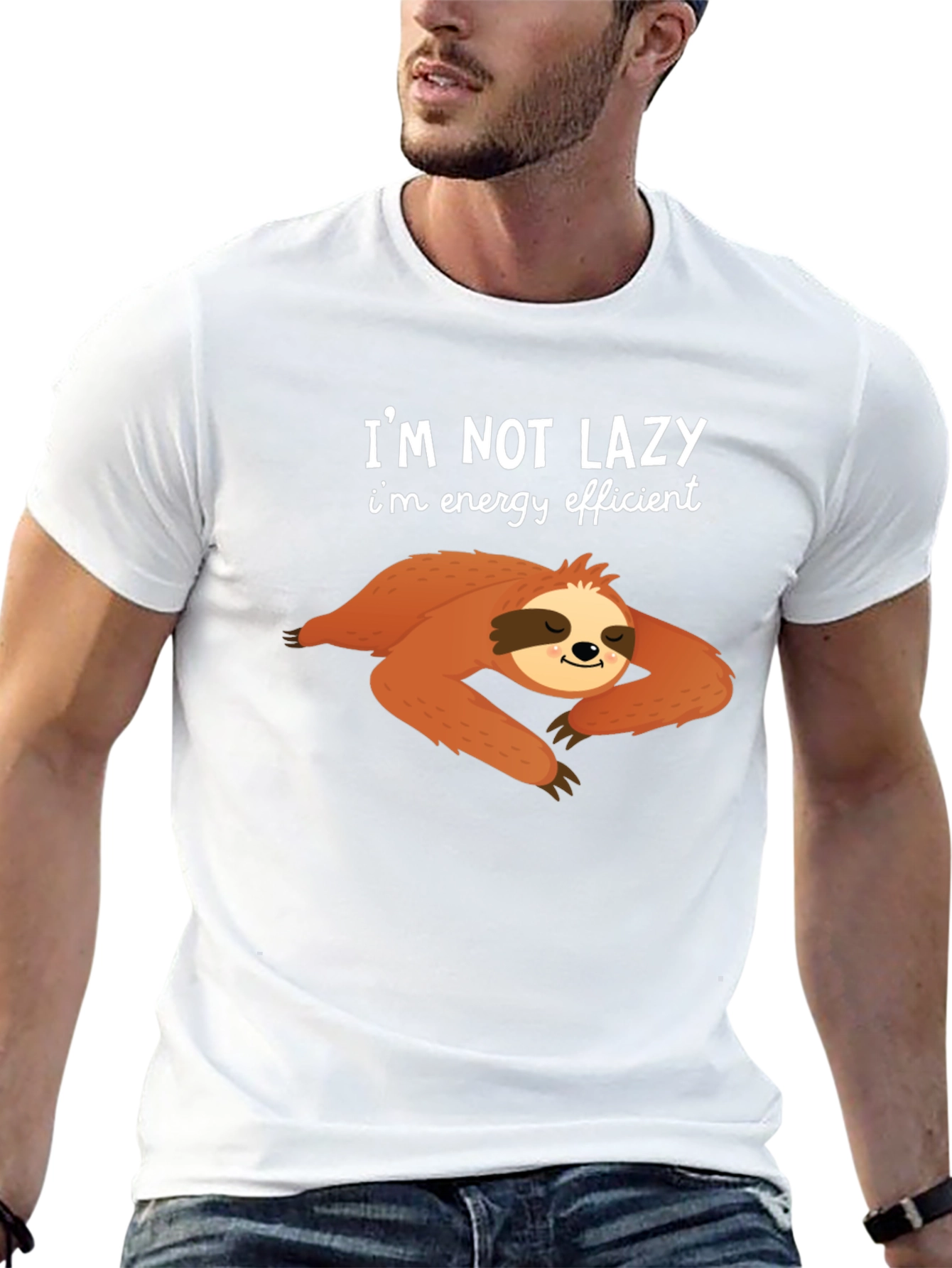 Im Not Lazy T-Shirt - Sloth Design