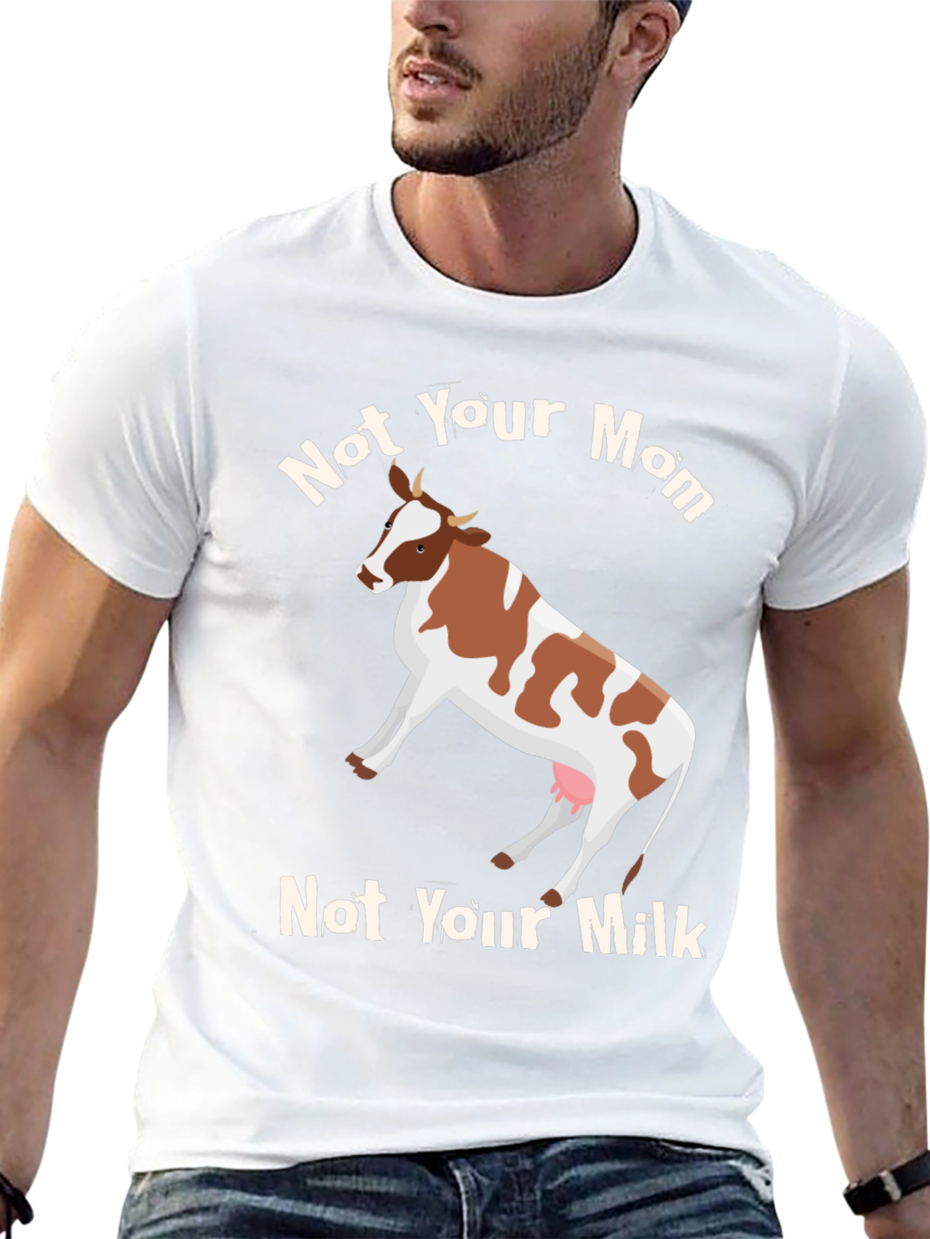 Not Your Mom Not Your Milk Vegan T-Shirt