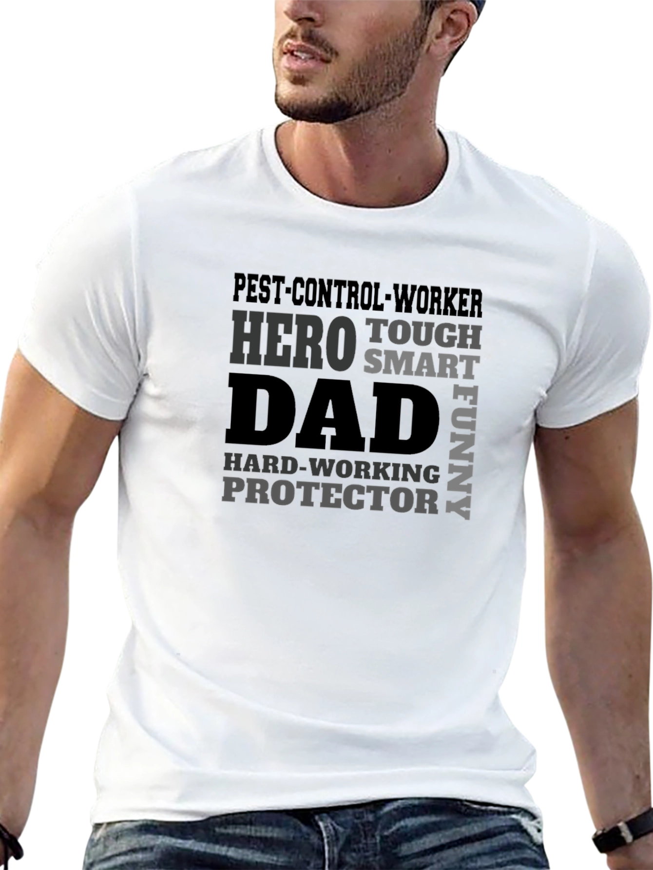 Pest Control Dad Hero T-Shirt