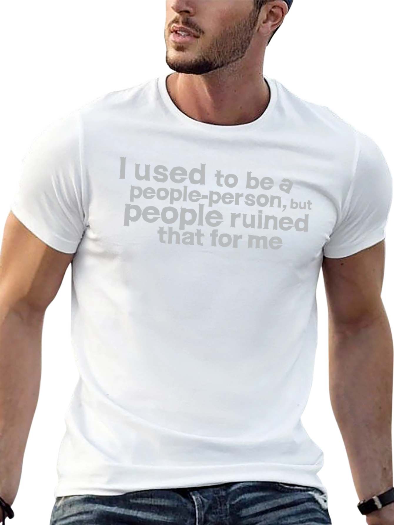 I Used To Be A People Person Graphic Tee