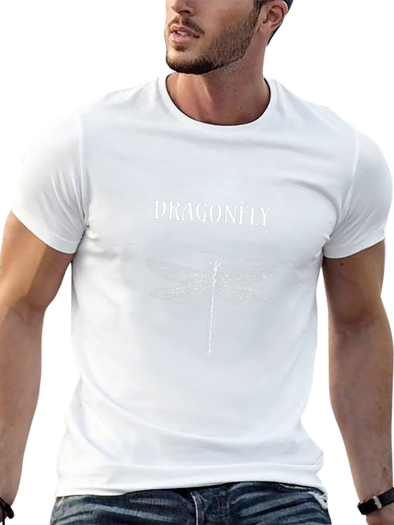 Dragonfly Graphic Print T-Shirt