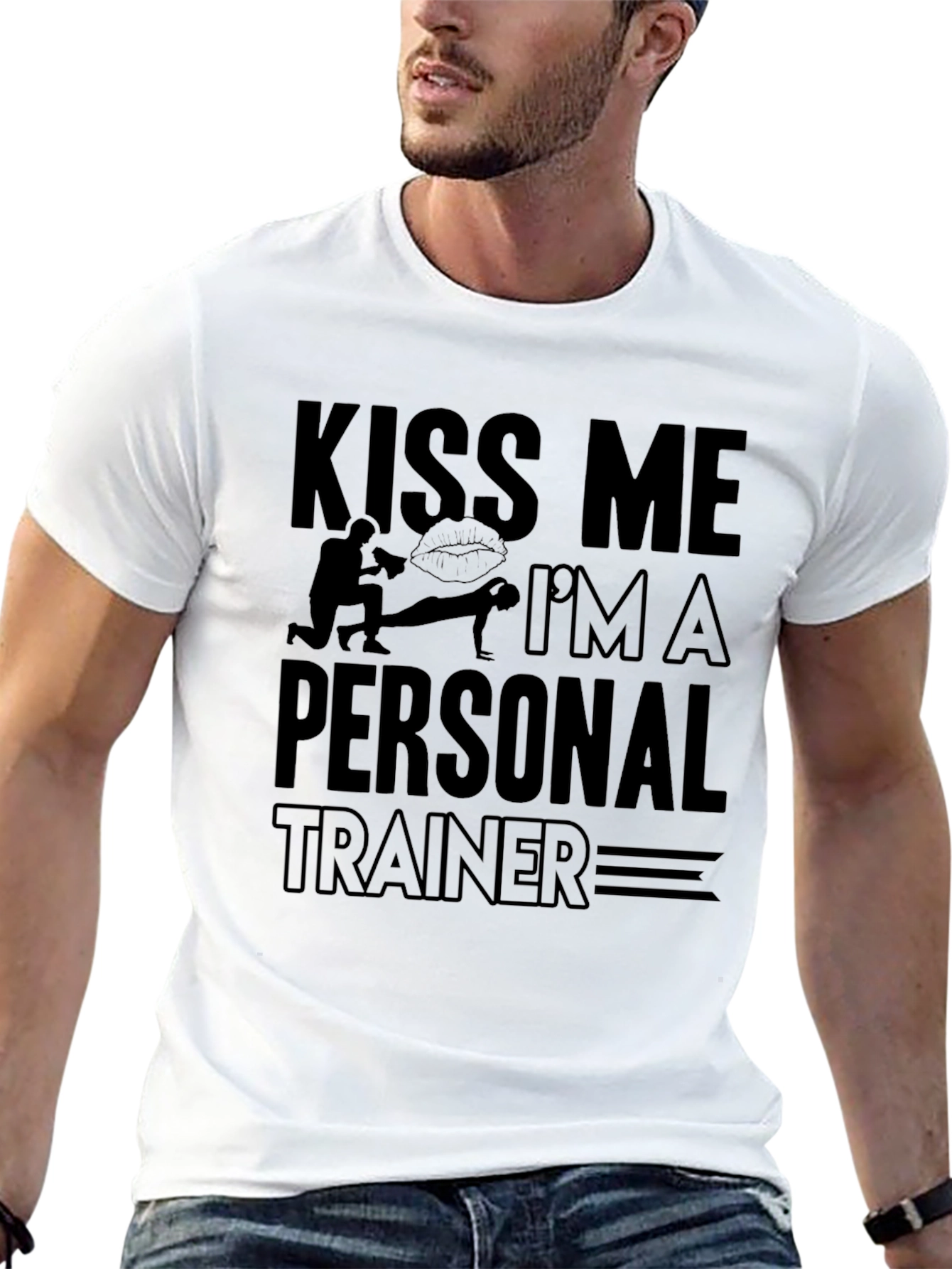 Kiss Me Im A Personal Trainer T-Shirt