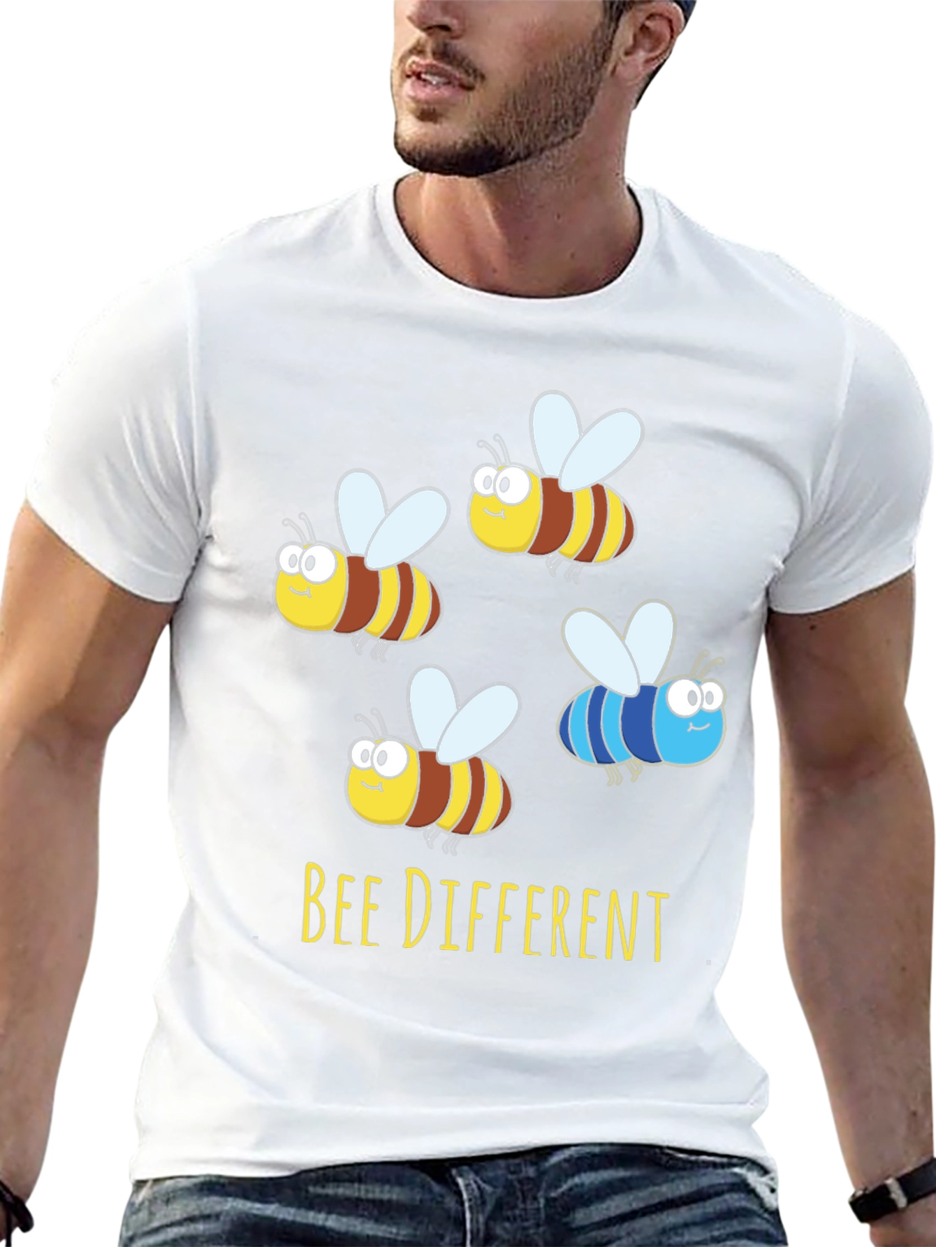 Bee Different T-Shirt: Unique Graphic Tee