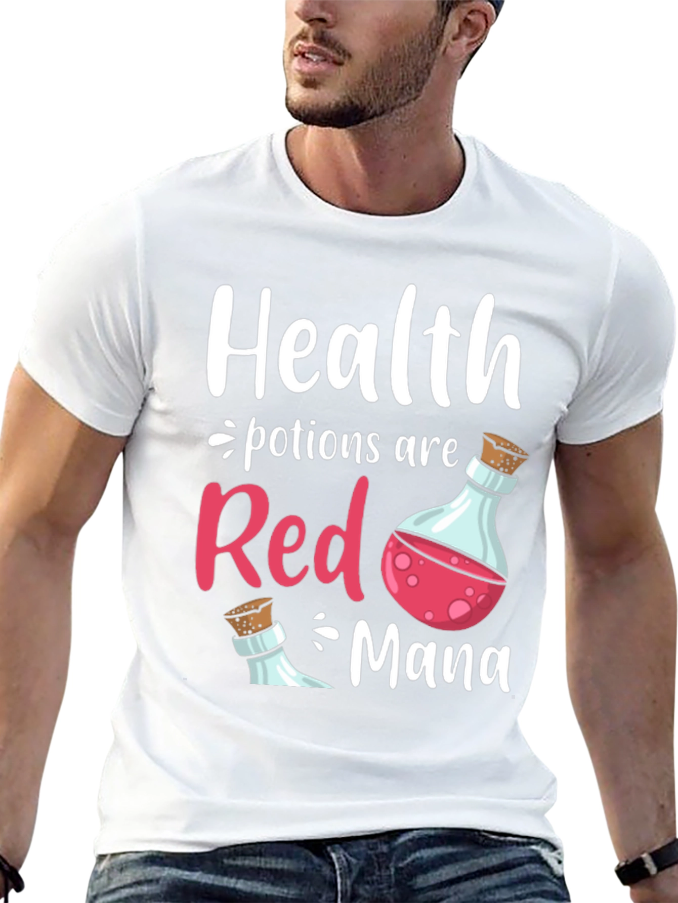 Health Potions Are Red Mana T-Shirt