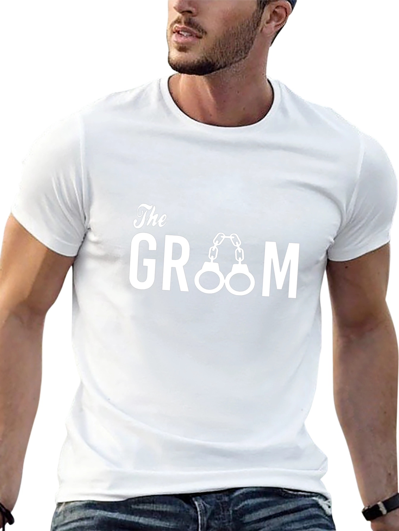 The Groom Handcuffed Graphic T-Shirt