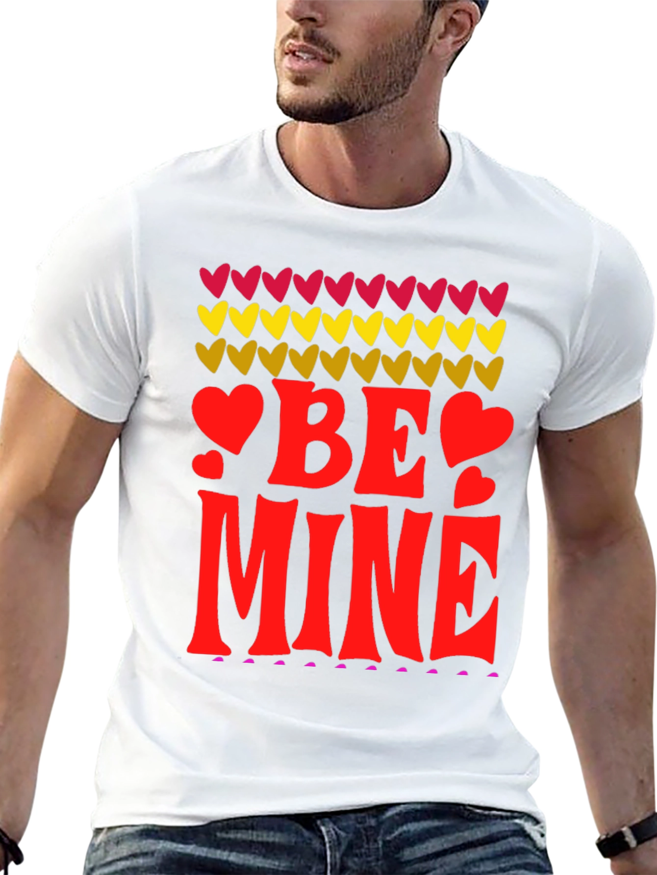 Be Mine Valentines Day Graphic Tee Shirt