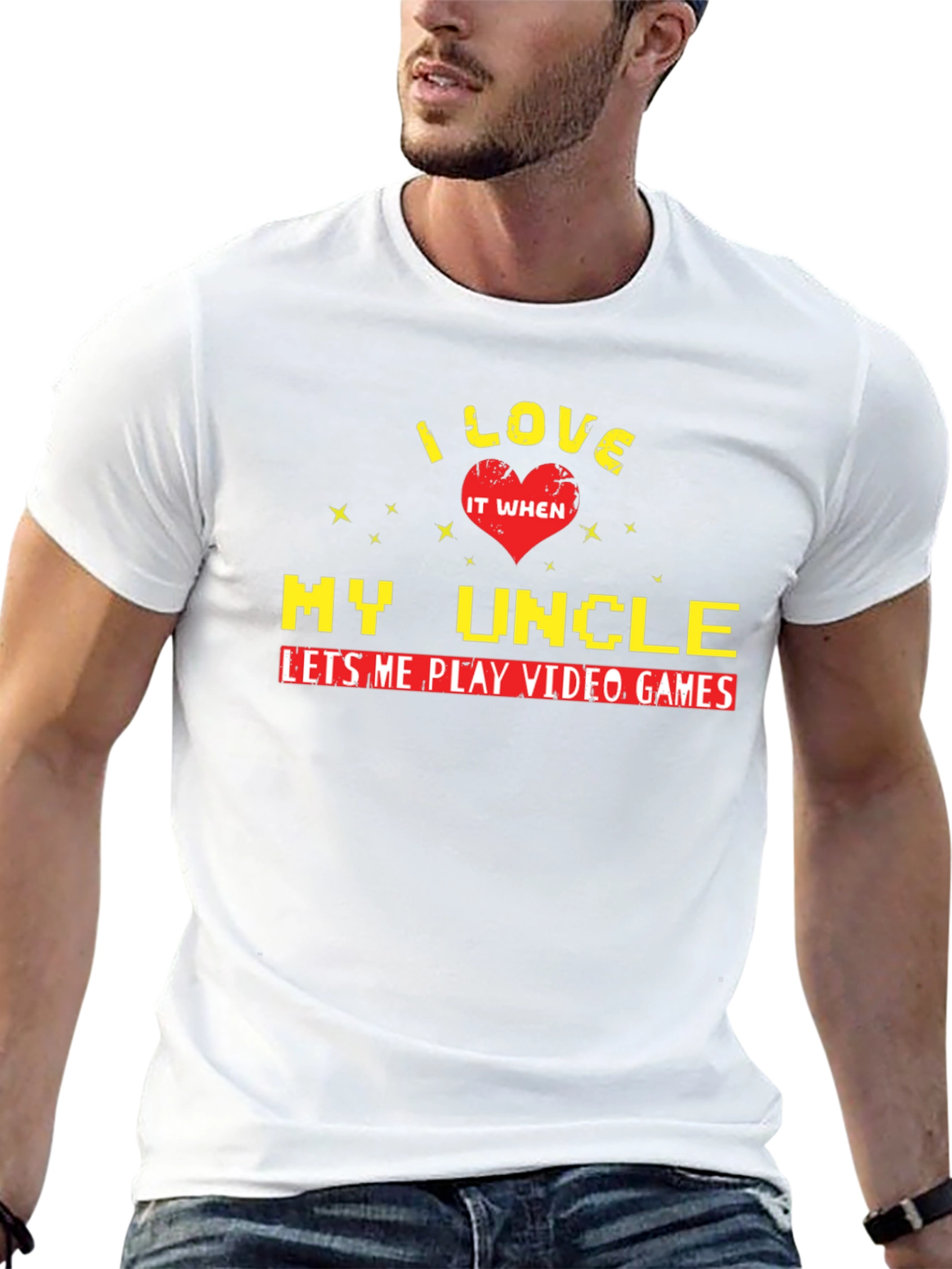 I Love My Uncle Video Games T-Shirt