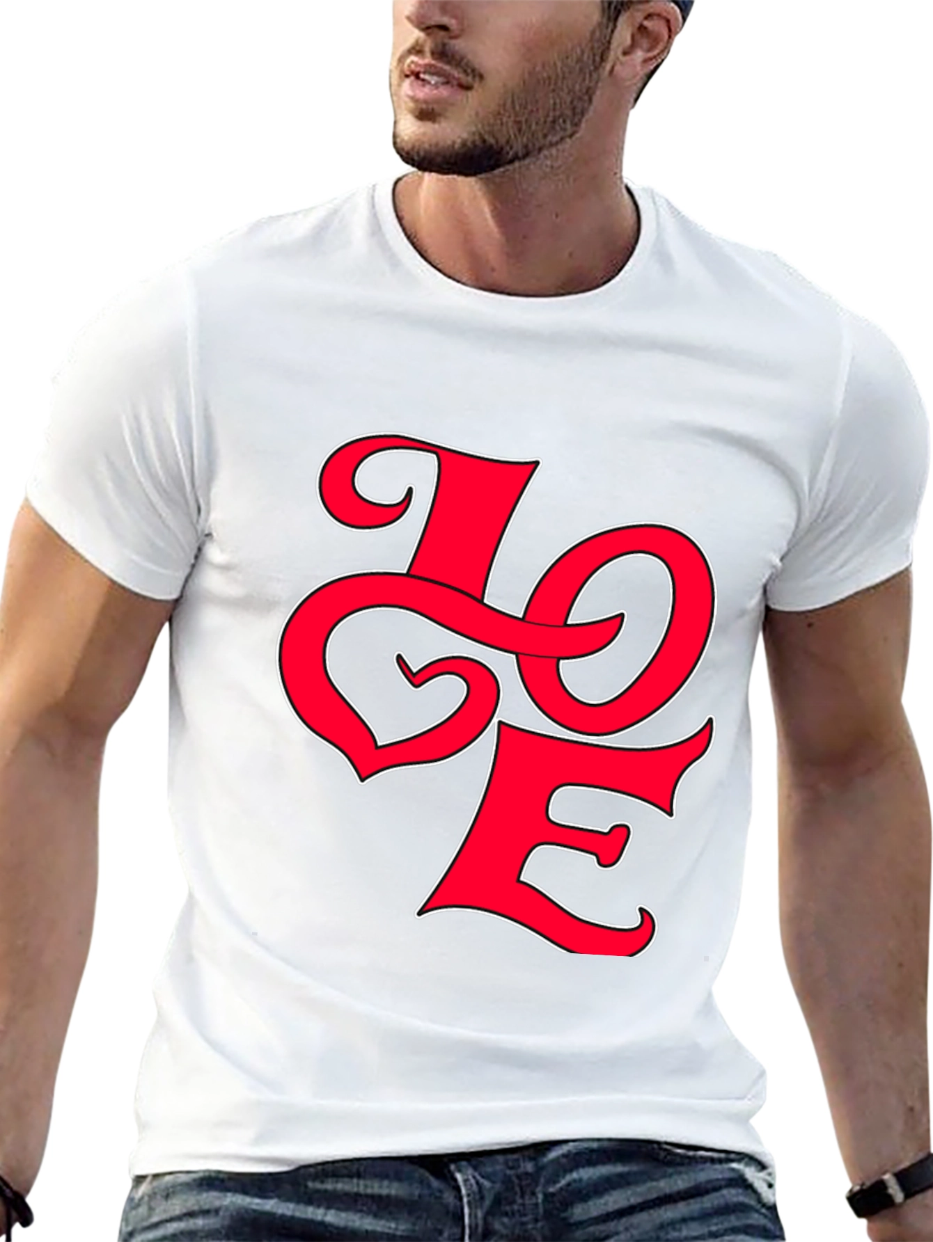 Love Graphic Black T-Shirt