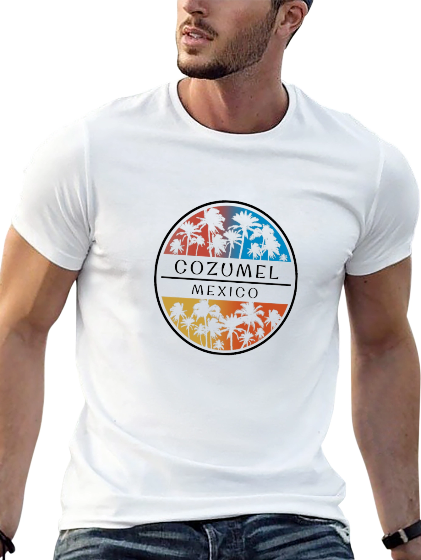 Cozumel Mexico Palm Tree T-Shirt