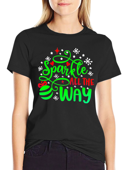 Sparkle All The Way Holiday Tee
