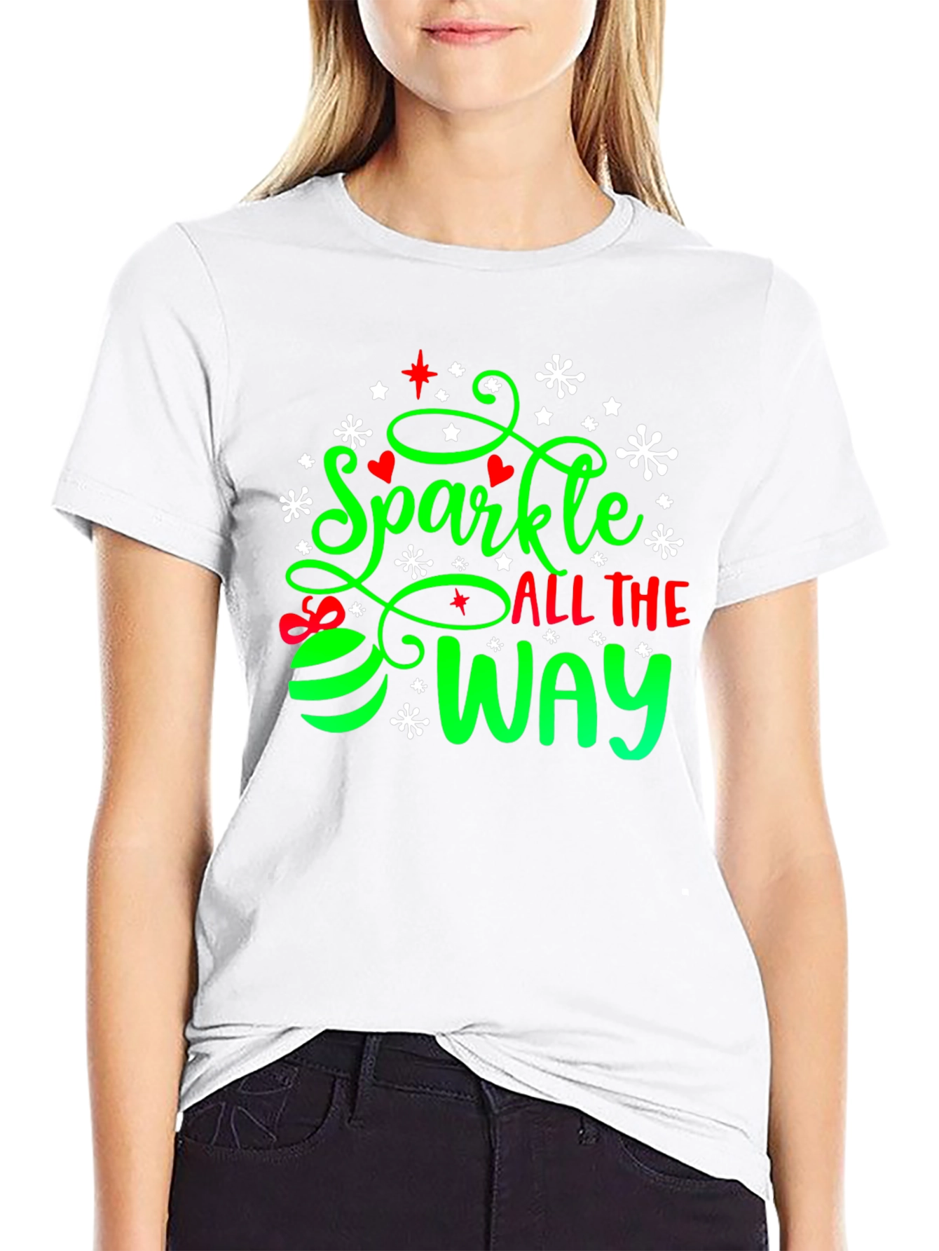 Sparkle All The Way Holiday Tee