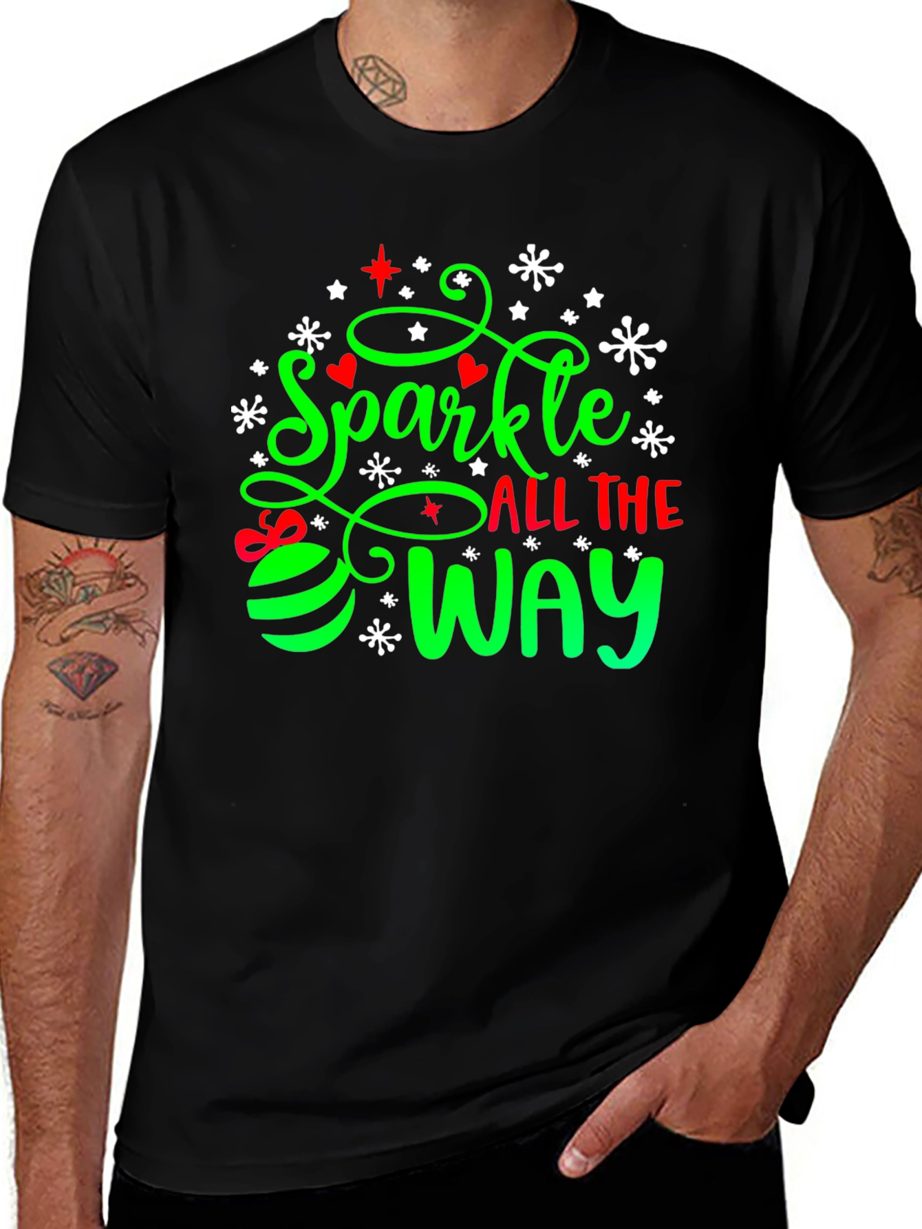 Sparkle All The Way Holiday Tee