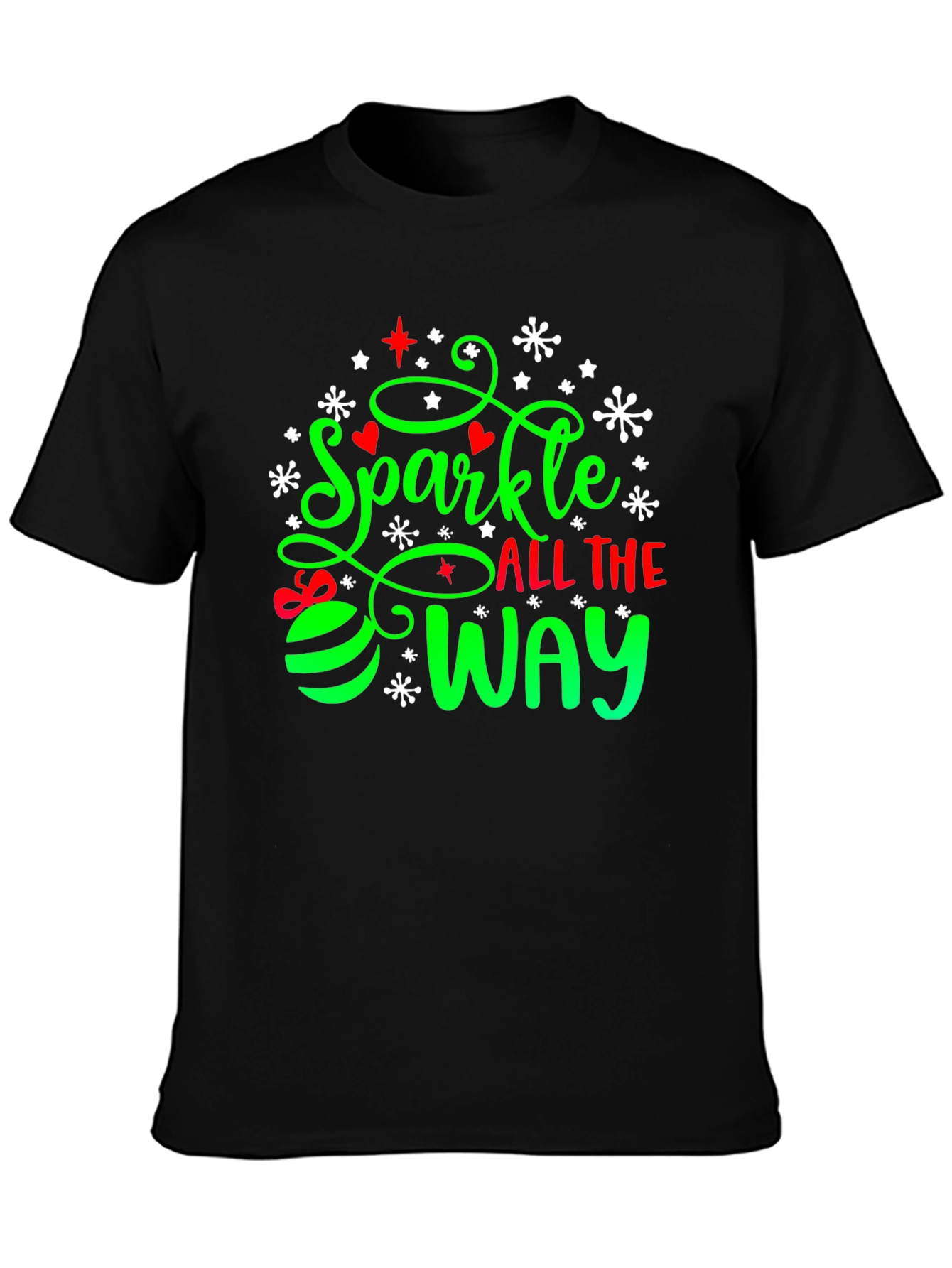 Sparkle All The Way Holiday Tee