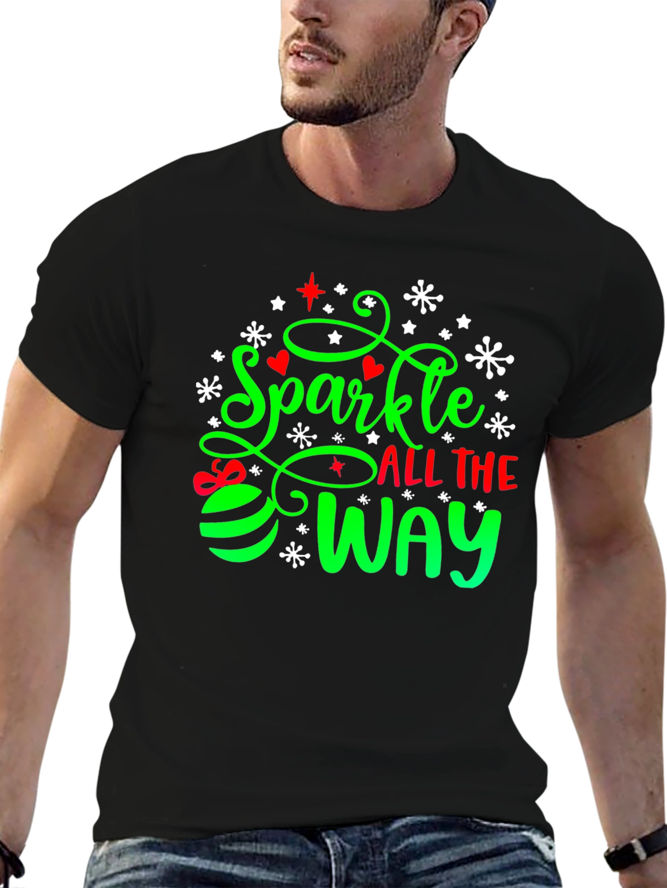 Sparkle All The Way Holiday Tee
