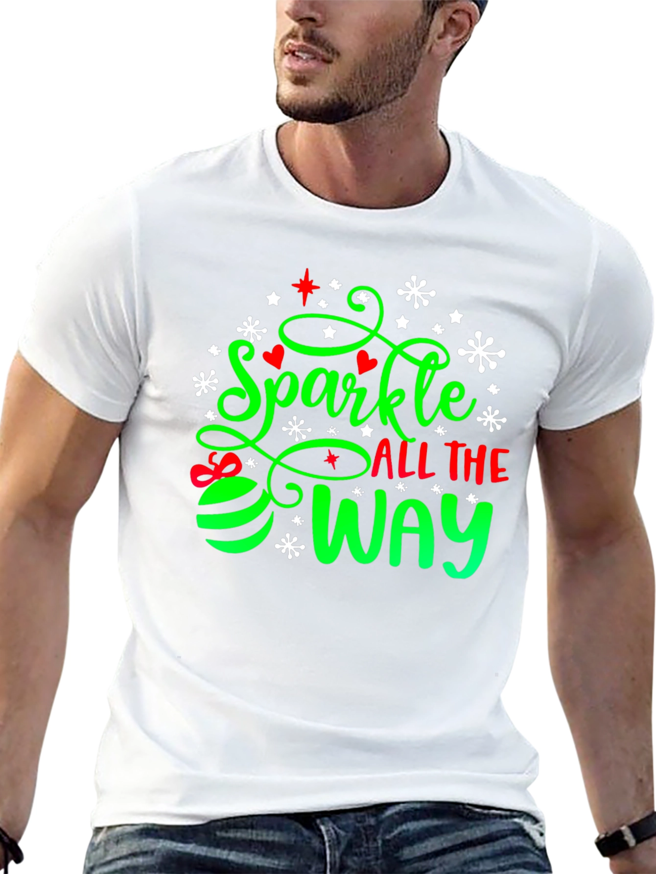 Sparkle All The Way Holiday Tee