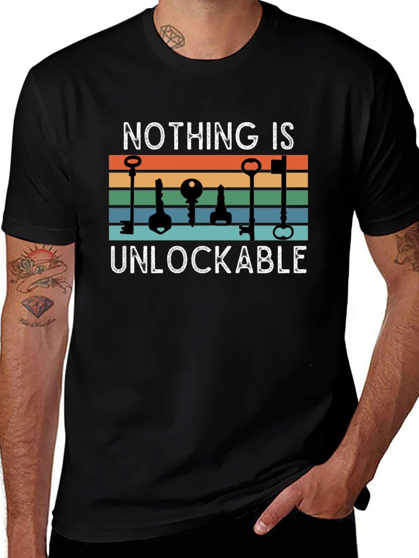 Unlockable T-Shirt - Novelty Graphic Tee