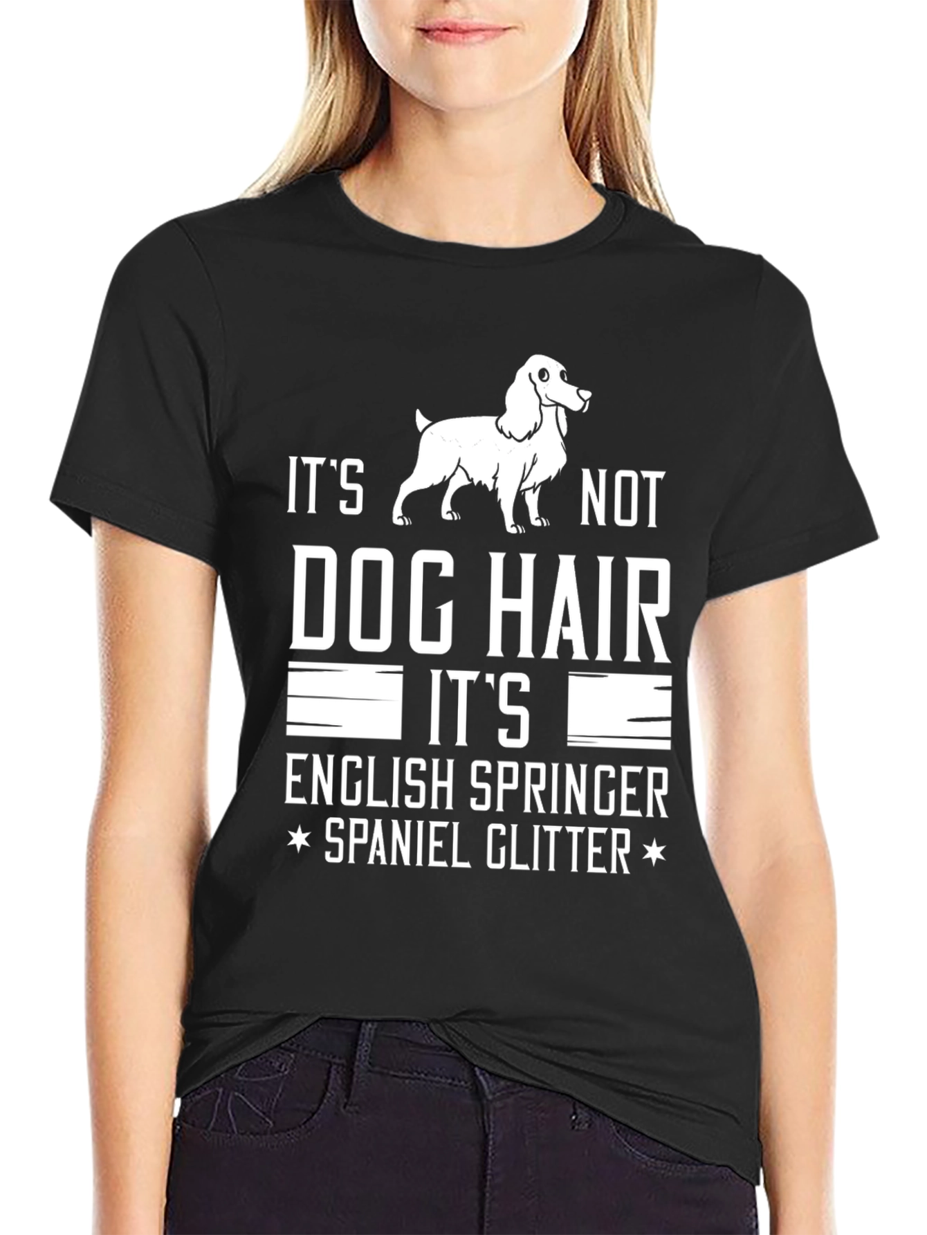 Dog Hair English Springer Spaniel T-Shirt