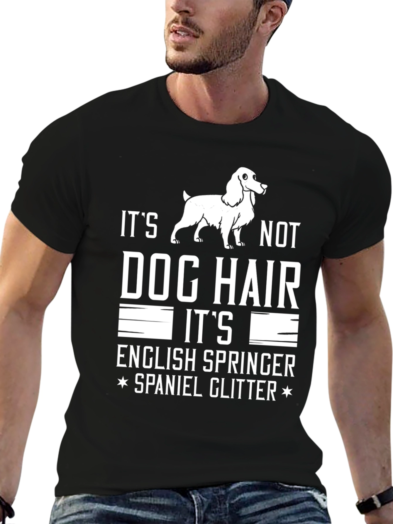 Dog Hair English Springer Spaniel T-Shirt