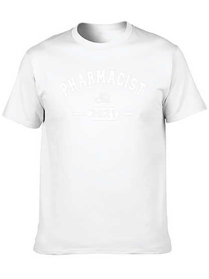 Pharmacist Est. 2021 Black T-Shirt