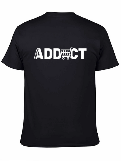 Shopping Addict Black T-Shirt