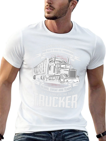 Trucker Graphic Tee - Earned Not Given
