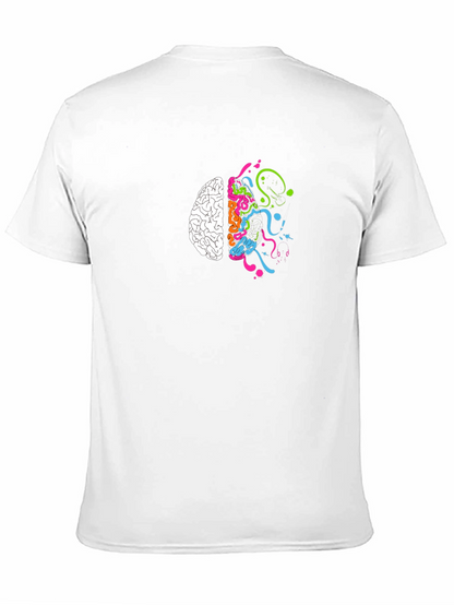 Creative Brain T-Shirt - Black Cotton Tee