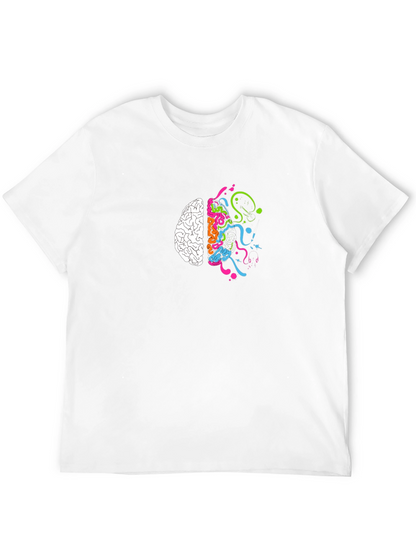 Creative Brain T-Shirt - Black Cotton Tee