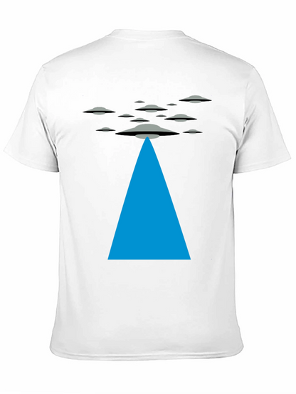 UFO Abduction Black T-Shirt