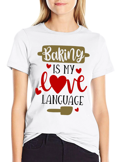 Baking is My Love Language Graphic Tee