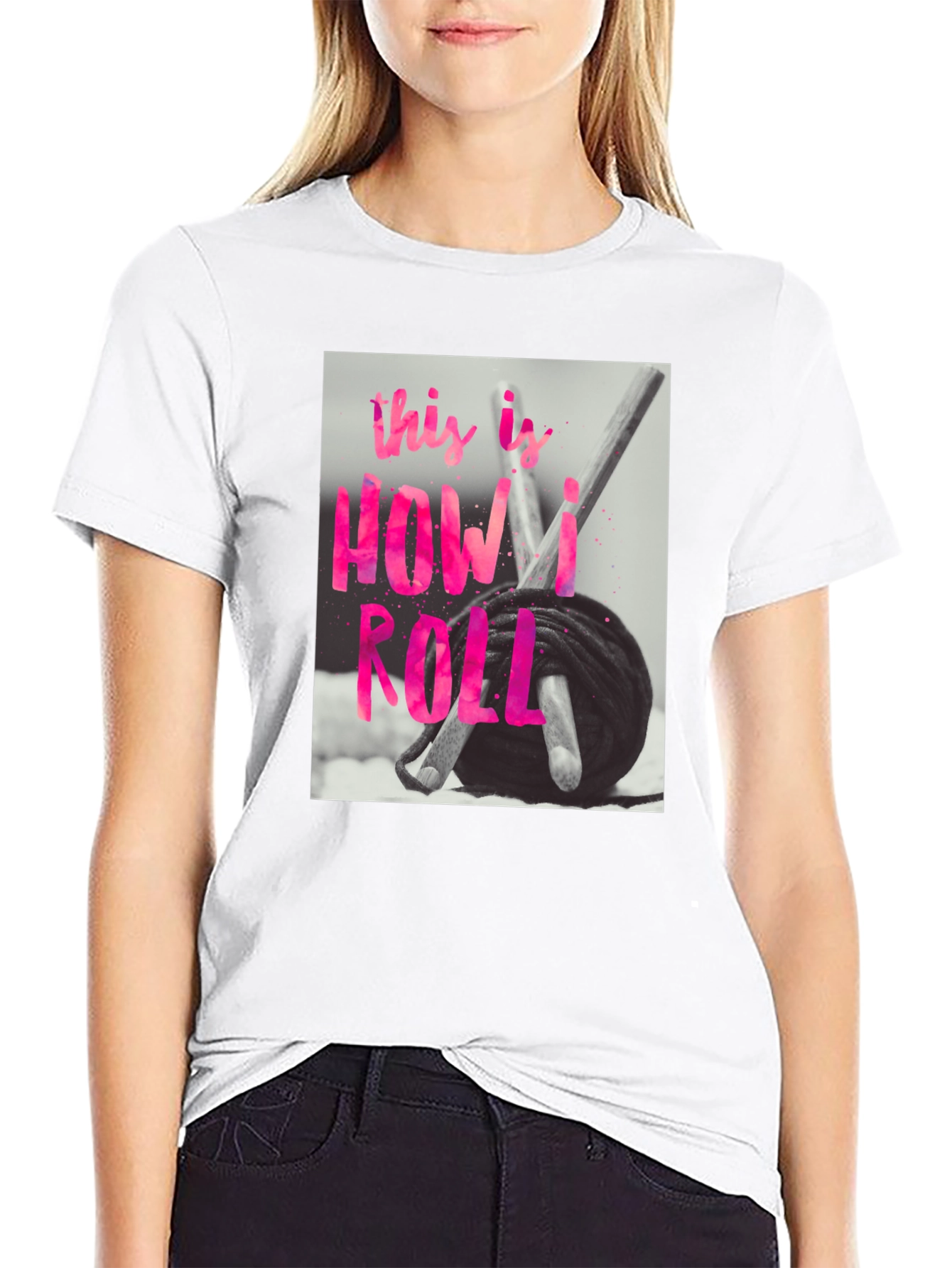 Crochet How I Roll T-Shirt