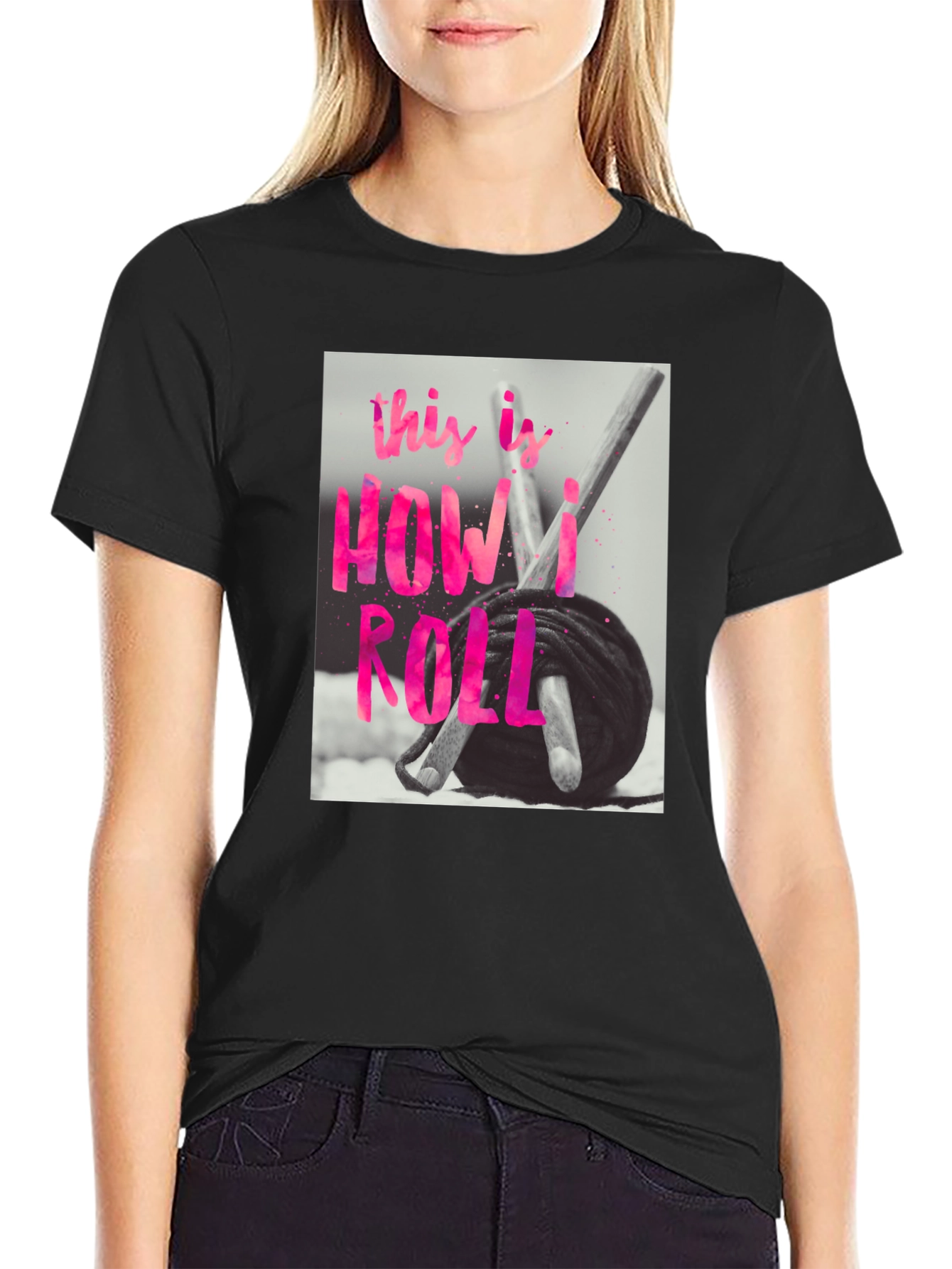 Crochet How I Roll T-Shirt