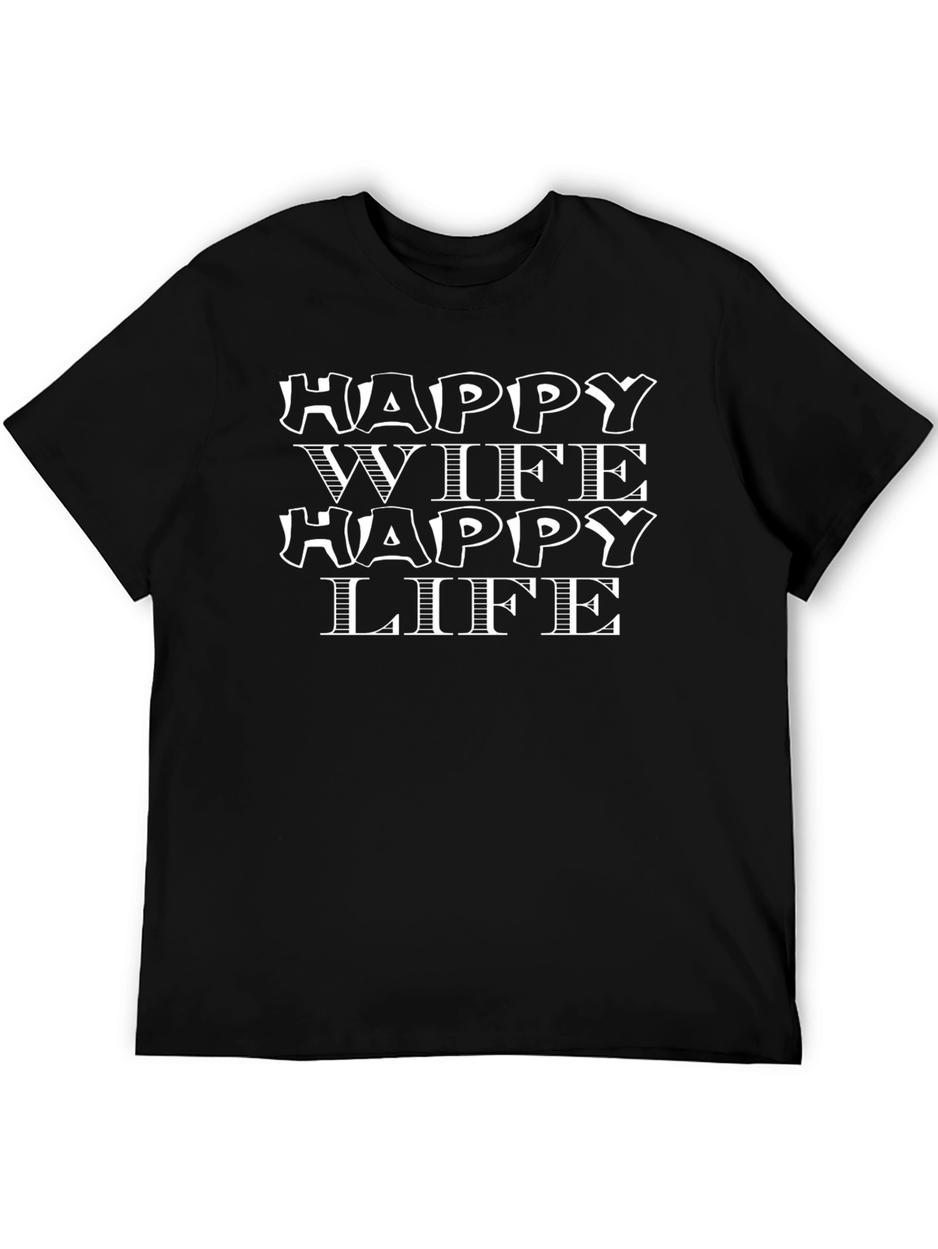 Happy Wife Happy Life Graphic Tee
