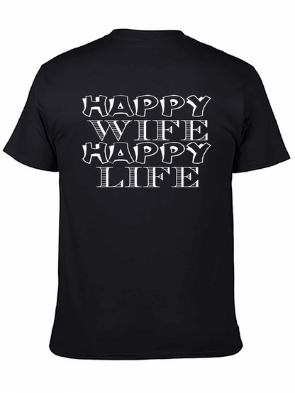 Happy Wife Happy Life Graphic Tee