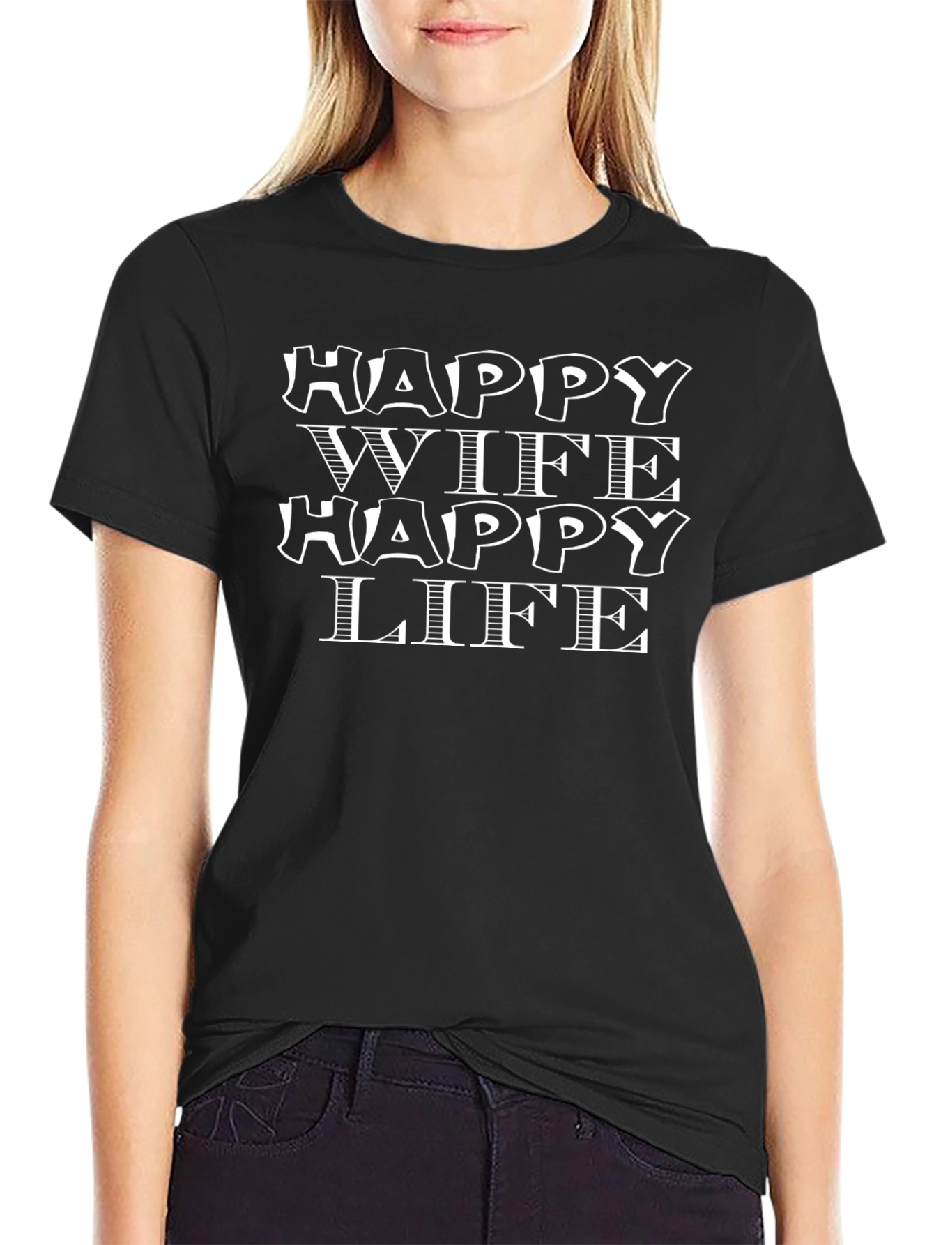 Happy Wife Happy Life Graphic Tee