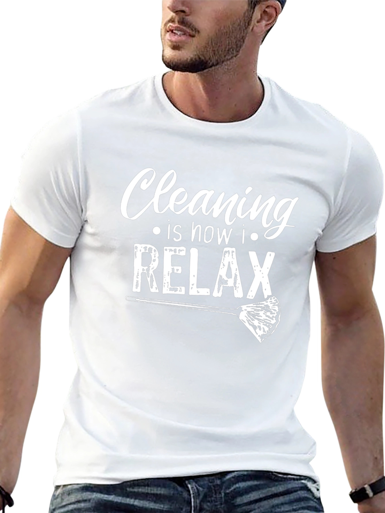 Cleaning is How I Relax Graphic Tee