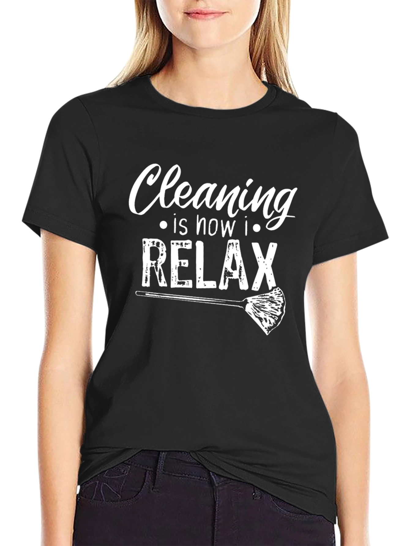 Cleaning is How I Relax Graphic Tee