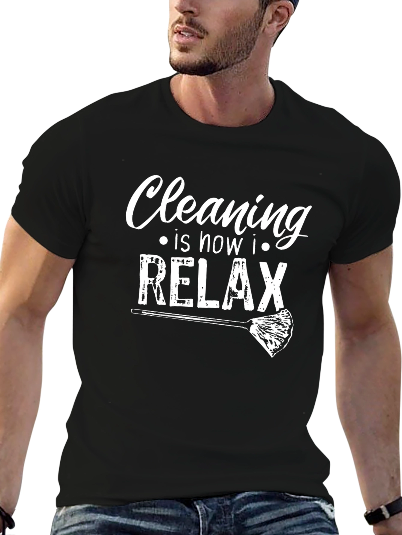 Cleaning is How I Relax Graphic Tee