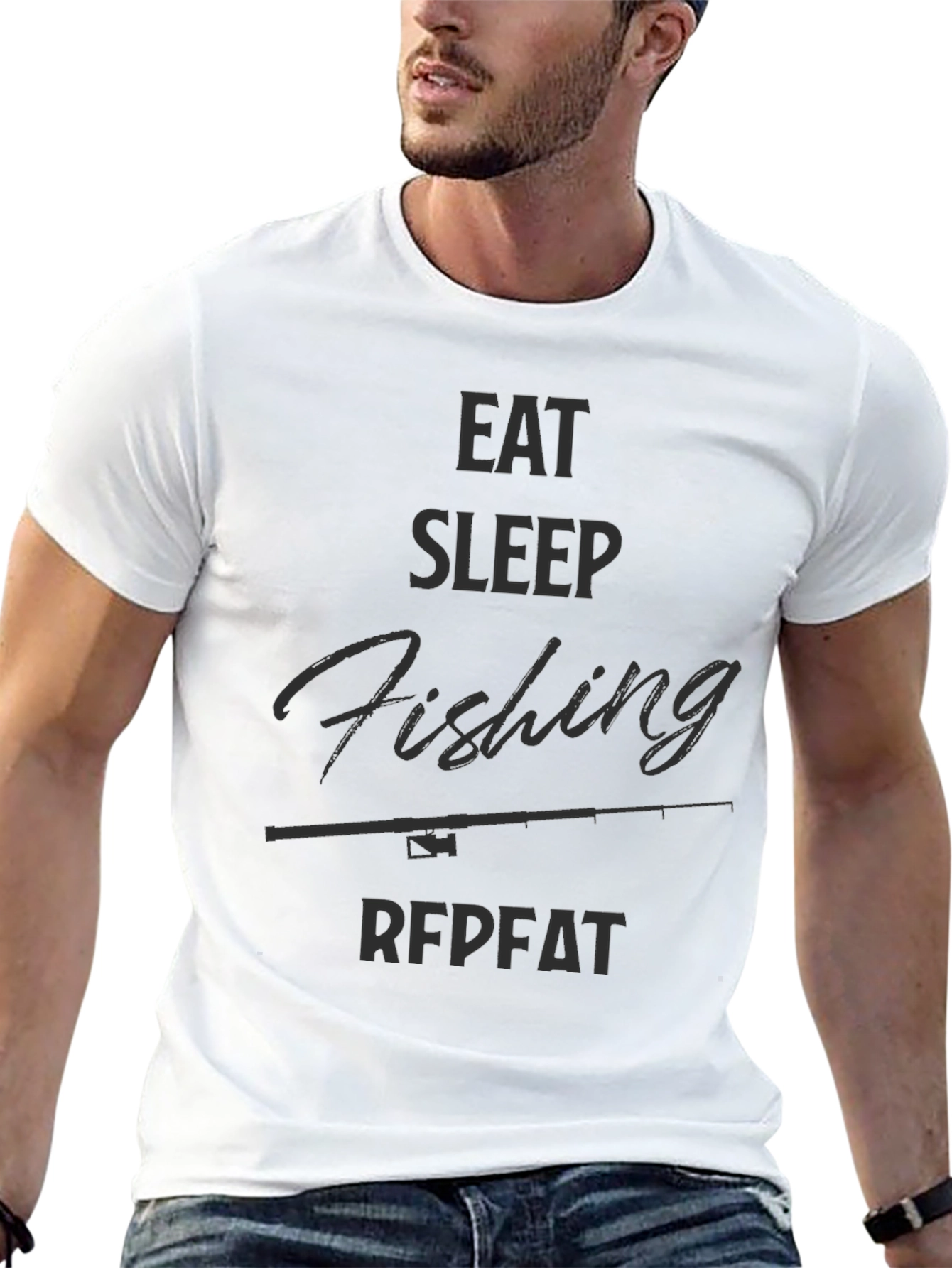 Eat Sleep Fishing Repeat T-Shirt
