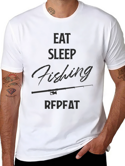 Eat Sleep Fishing Repeat T-Shirt
