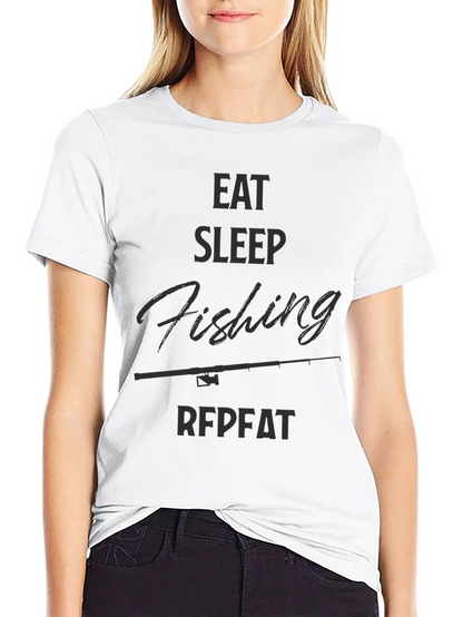 Eat Sleep Fishing Repeat T-Shirt