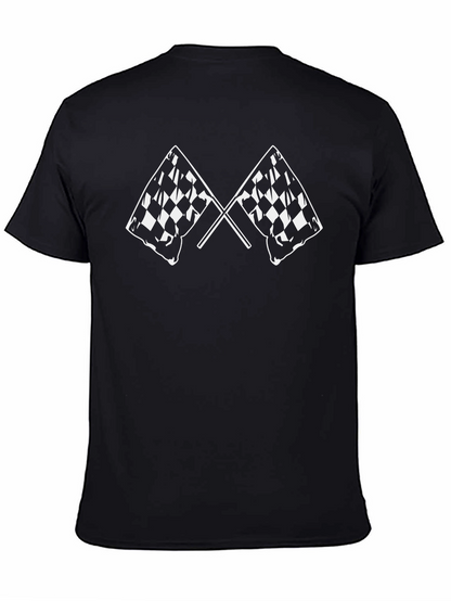Checkered Flag Graphic T-Shirt